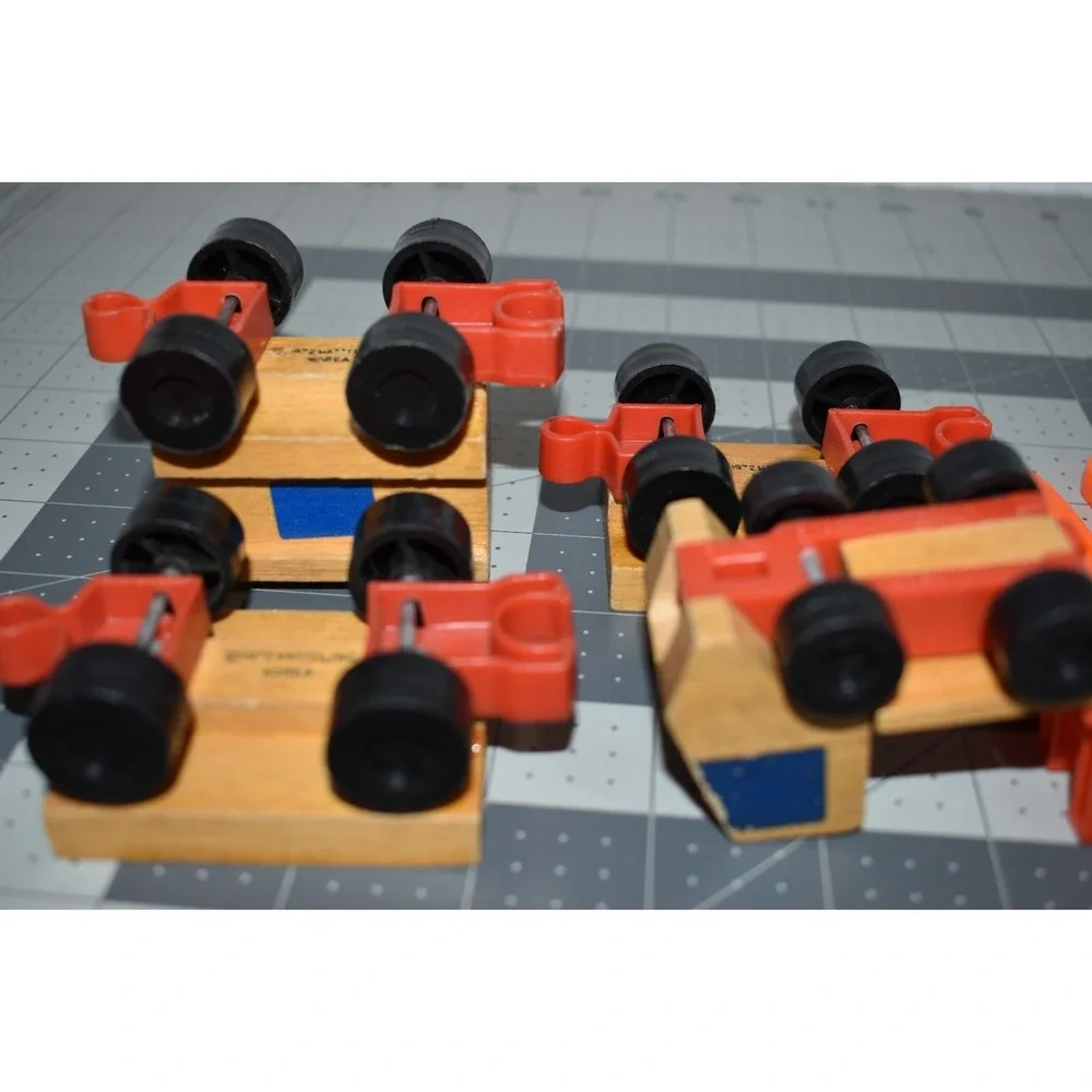 1972 Mattel Wooden Putt Putt Train Cars Truck Parts Pieces Lot Vintage Toy